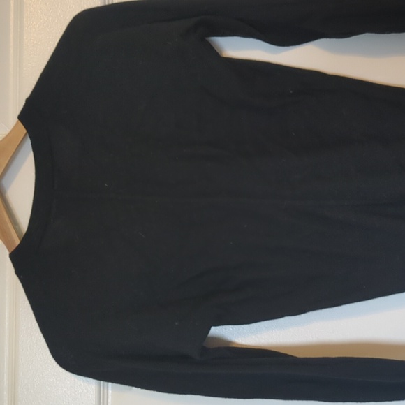 Brooks Brothers 100% Italian Merino Wool Ruched Long Sleeve Cardigan Sweater - Picture 5 of 6